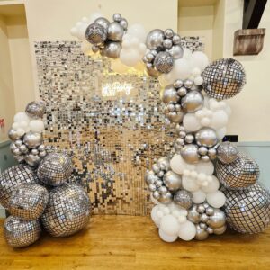 Silver Shimmer Wall