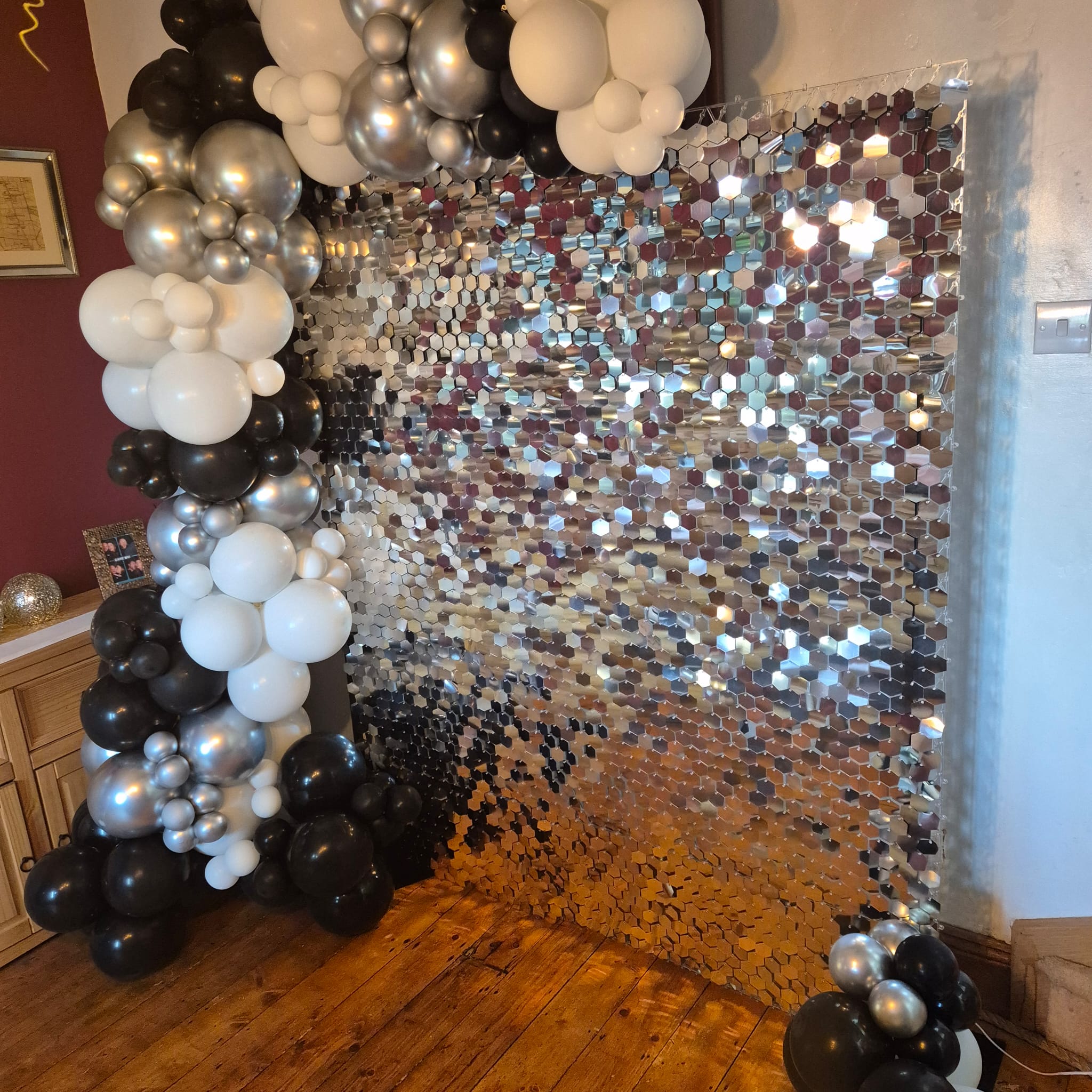 Silver Shimmer Wall - Image 6