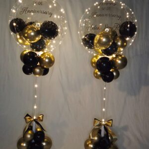 The Glowing LED Bubble Display