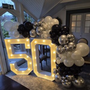 Light Up 4ft Numbers: Illuminated Milestone Display