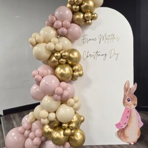 Personalised Sailboard Backdrop Hire & Custom Balloon Display