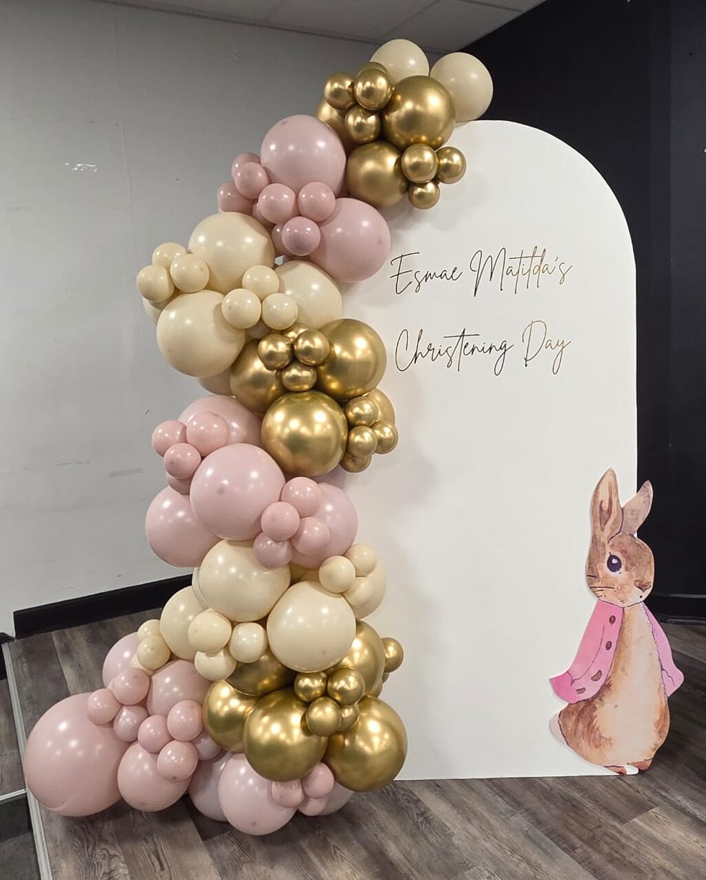 Personalised Sailboard Backdrop Hire & Custom Balloon Display