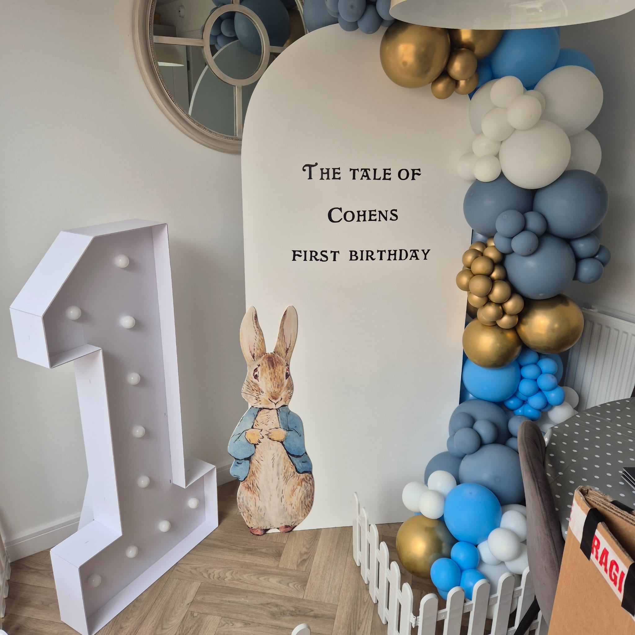 Personalised Sailboard Backdrop Hire & Custom Balloon Display - Image 18