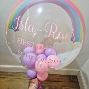 The Rainbow Helium Bubble Display